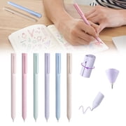 Pastel Gel Pens, Colored Ink Pens, Pens Colorful for NoteTaking Journaling, Cute Retractable Pens 0.5mm Fine Point Quick Drying, Aesthetic Sch ool Office Supplies 6 Color 6Pcs