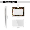 thumbnail image 3 of Zufioo Owl And Leaves Print Work Badge Protective Case, Waterproof Lanyard, Badge Transparent Clip, Suitable for Induction Card Badge Swipe Credit Card, 3 of 7