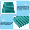 thumbnail image 3 of Unique Bargains 2 Pack Kitchen Sink Splash Guard, 14.5' x 5.3' Silicone Faucet Water Catcher Mat for Kitchen Countertop, Green, 3 of 5