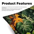 thumbnail image 2 of Tropical Plants Throw Pillow Covers Set of 2 for Chair Pillow Covers for Various Occasions - 16x16, 18x18, 20x20 Inches - Decorative Pillows Covers with Unique Patterns, 2 of 6