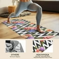 thumbnail image 4 of Pioneer Flower Floral Print Pattern Hot Yoga Mat Towel Non Slip for Hot Yoga - Quick-Drying Yoga Mat Cover with 4 Corner Pockets with Travel Bag - Hot Yoga Towel Non Slip 74"x26", 4 of 6
