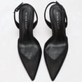thumbnail image 3 of On feet & in love Women's Satin Pointed Toe Slingback Heels - Adjustable Ankle Strap Stiletto Dress Pumps, 3 of 7