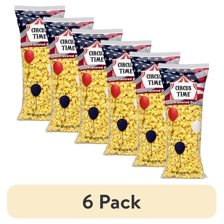(6 pack) Circus Time Butter Popcorn