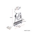 thumbnail image 3 of 6 String Guitar R Trapeze Tailpiece for Archtop Jazz Bass Guitar Bridge Part, 3 of 9