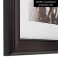 thumbnail image 3 of ArtToFrames 10x10 Inch Mahogany and Burgundy Picture Frame, This Brown MDF Poster Frame is Great for Your Art or Photos, Comes with Regular Glass (4211), 3 of 8
