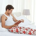thumbnail image 6 of Bingfone Amanita Red Mushroom Mens All Over Print Sleep Pajama Pants-XX-Large, 6 of 6