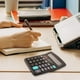 thumbnail image 5 of Calculadora de energía solar de 12 dígitos y batería de doble potencia | Calculadora de escritorio de función estándar | Gran pantalla LCD | Ergonómico 12 teclas | Oficina de Contabilidad Finanzas, 5 of 7
