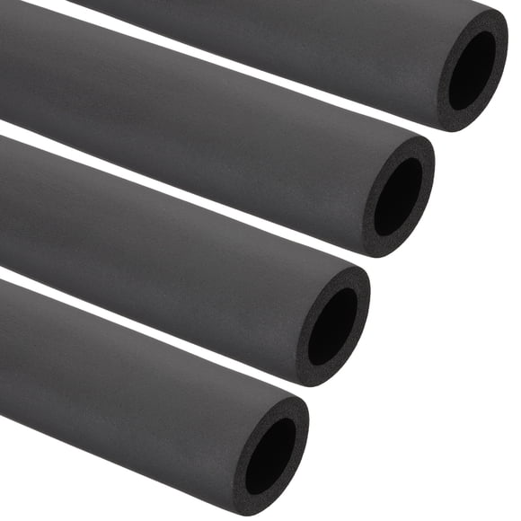 Uxcell Pipe Insulation Foam Tube, Pipe Cover Wrap Roll Bar Padding Tubing for Handle Grip Outdoor Air Conditioner 6Ft x 1-1/8" x 1-13/16"