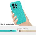 thumbnail image 4 of Blue Leopard Designed for iPhone 14 Pro Max Case, Cute Cheetah Print Pattern Rugged TPU Phone Case for Girls Women Men, Leopard iPhone 14 Pro Max 6.7 Inch, 4 of 11