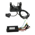 thumbnail image 2 of Kit de controlador de Motor de bicicleta eléctrica 26A 24V DC 36V 48V Panel de pantalla LCD de disipación de calor controlador sin escobillas para bicicleta, 2 of 12