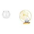 thumbnail image 1 of Adorno De Pecera De Hoja Transparente, Jarrón De Acuario, Figura De Hierro, Escultura Decorativa Para Oficina, Mesa, Hogar, Estantería, Dormitorio, Plantas, Regalo, 1 of 8