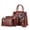 Brown, variant on Handbag for Women, GMYLE Crazy Horse Pattern PU Leather Shoulder Crossbody Tote Bucket Bag Fashion Large Capacity, Gift for Mother Wife Girlfriend (Gray)