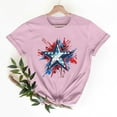 thumbnail image 2 of SELONE 4th of July Womens Shirts Trendy Star Tops Crewneck Short Sleeve Clothes Independence Patriotic Graphic Wear, 2 of 6