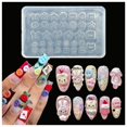 thumbnail image 1 of Molde para nail art BHCCXZ de silicona 3D con formas de botones DIY, 1 of 9