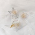 thumbnail image 2 of Pulsera de flores para dama de honor, boda, novia, grupo de hermanas, flores para la mano, boda, Mori, hermosa pulsera de hadas, suministros para bodas 5429, 2 of 6