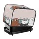 thumbnail image 1 of Funda para tostadora de 2 rebanadas de We Bare Bears, funda protectora contra el polvo y las huellas dactilares para pan, de poliéster, fundas para pequeños electrodomésticos de cocina, 1 of 6