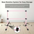 thumbnail image 6 of EUROCO 4FT Double Ballet Barre, Freestanding and Adjustable Dance Barre, 6 of 8