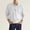 White, variant on Polo T Shirts for Men Long Sleeve Button Down Polo Tees Loose Fit Green T-Shirt for Men