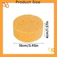 thumbnail image 2 of Round Synthetic Sponge, 1pc Cleaning Scrub Sponge, Dish Wash Sponge Non Scratch Super Absorbent Scrubber Sponge for Home/Kitchen/Car Washing (3.93×1.57 inch), 2 of 4