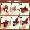 thumbnail image 3 of Guide de Tonte pour Tapis, Guide de Tonte pour Uniforme de Surface de Tapis, Guide de Tonte en Acrylique Solide pour Tufting de Tapis, 1 x Guide de Tonte pour Tapis, Rouge Vin, 3 of 7