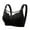 Black, variant on Xijirk Women Lace Bandeau Bra Mesh Wide Adjustable Straps Bow Wirefree for Daily Wear,Light Pink,36