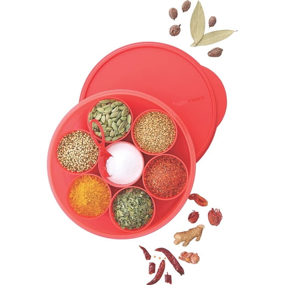 Tupperware Spice It Container (Red),65 Ounce,Plastic