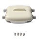 thumbnail image 1 of Advancent Caja desmontable para maíz al vapor, platos fáciles de limpiar para mazorcas de maíz, vaporera para microondas Cocina y Comedor blanco, 1 of 6