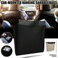 thumbnail image 2 of IKemiter Hanging Car Trash Bags Can Litter Garbage Bag Organizer Large Capacity Magnetic LED Light Bag, 2 of 8