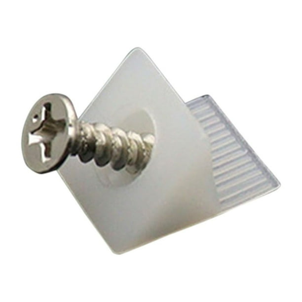 100 cajones con tornillos para muebles (blanco)