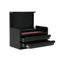 thumbnail image 3 of Hyper Tough Mini 10-Inch 2-Drawer Steel Toolbox – Black, 3 of 11