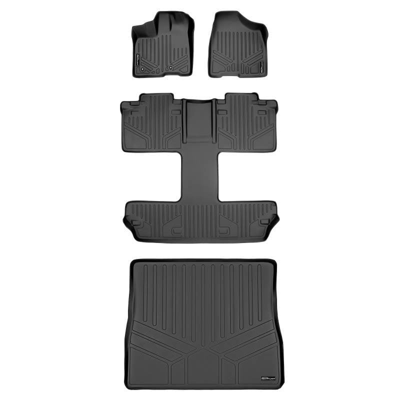 Maxliner 20112012 Toyota Sienna 7 Passenger Model Floor Mats 3 Rows