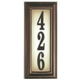 thumbnail image 2 of Edgewood Large Lighted Address Plaque In Antique Copper Frame Color, 2 of 2