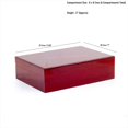 thumbnail image 6 of Rosewood Imprinted Beautifully Grained Plain Tea Bag & Sachet Storage Box | Hand Crafted Tea Chest | Nagina International, 6 of 6