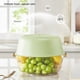 thumbnail image 4 of ¡Última Oportunidad de Ahorro!, Cesta de lavado de frutas y verduras de doble capa adecuada para almacenar platos y frutas, preparar verduras y lavar frutas, 2,5 l Akmoler, 4 of 8
