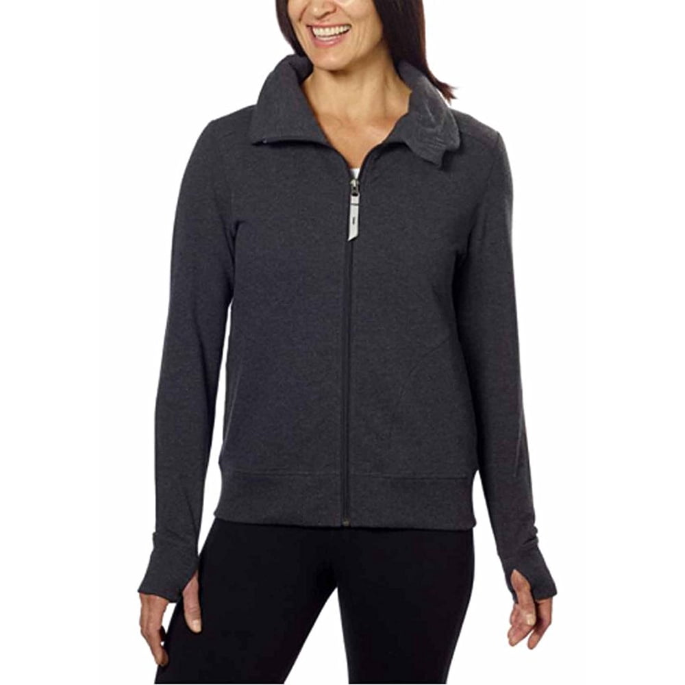 Tuff Athletics Tuff Athletics Women's Mock Neck Full Zip Thumb Holes Jacket