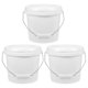 thumbnail image 1 of 3pcs Round Bucket 4L Color Mixing Bucket Pigment Bucket Empty Bucket With Lid, 1 of 4