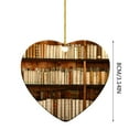 thumbnail image 2 of Agiferg Love Pendant Decoration Bookcase Hanging Tag Christmas Tree Pendant Bookcase Hanging Tag Features:, 2 of 2
