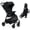 Black, variant on Vrhot Lightweight Baby Stroller, Compact One Hand Fold Design, Toddlers and Babies 0-36 Months, 13 lbs, Unisex, Khaki