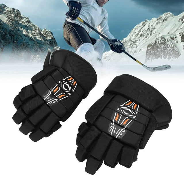 1 Par De Guantes De Hockey, Guantes De Hockey Deportivos, Transpirables, Ligeros, De Gran Ajuste, Versátiles, Protectores De Hockey Sobre Hielo Para Jugadores De Hockey