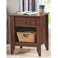 Better Homes & Gardens Leighton Nightstand, Rustic Cherry Finish