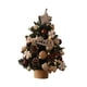 thumbnail image 2 of Estatua de escritorio,Mini árbol de Navidad de mesa con decoración navideña iluminada,Mini árbol de Navidad artificial con adornos,Pequeño árbol de Navidad con Adorno de algodón 60cm, 2 of 8