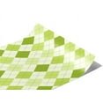 thumbnail image 2 of Rwraps Green Argyle Cut The Grass Gloss Vinyl Film Wrap 59in x 3ft Vinyl Vehicle Car Film Sheet Roll, 2 of 9