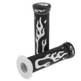 thumbnail image 2 of Universal 7/8'' Motorcycle Scooter Handlebar Hand Grips Rubber Rubber Grip Motorcycle Handlebars White, 2 of 9