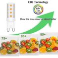 thumbnail image 3 of Dimmable G9 LED Light Bulb | 3W Bi-Pin Base | 220V | 2700K Warm White | 6 Pack, 3 of 5