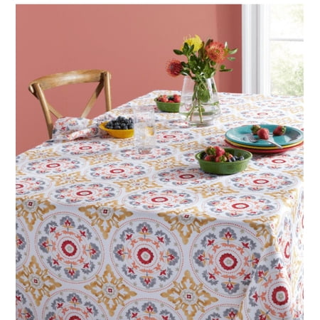 Fiesta Positano Tile Tablecloth 60" X 84"