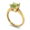 thumbnail image 2 of Clara Pucci 14K Yellow Gold 1.5ct Peridot Solitaire Ring for Women, 2 of 8