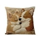 thumbnail image 2 of Uuiauoio Linen Pillow Cover with Imitation Embroidery Print, Sofa Cushion Decor in Pattern for Living Room Bedroom, Decorative Throw Pillow Case with Zipper Closure, 2 of 7