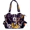 thumbnail image 2 of Premium Western Rhinestone Camouflage Large Purse Belt Buckle Handbag With Mathing Wallet, 2 of 6