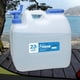 thumbnail image 3 of Contenedor de agua de plástico con barril de almacenamiento de agua Spigot para acampar al aire libre 23L Zulema Cubo para exterior, 3 of 7
