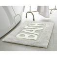 thumbnail image 4 of Jean Pierre "Bath" 21"x34" Cotton Bath Rug, Gray, 4 of 5